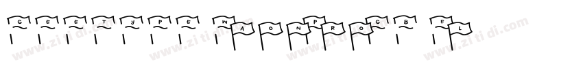 GEETYPE WaonProGB Fl字体转换